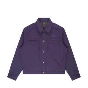 needles penny jean jacket (purple)