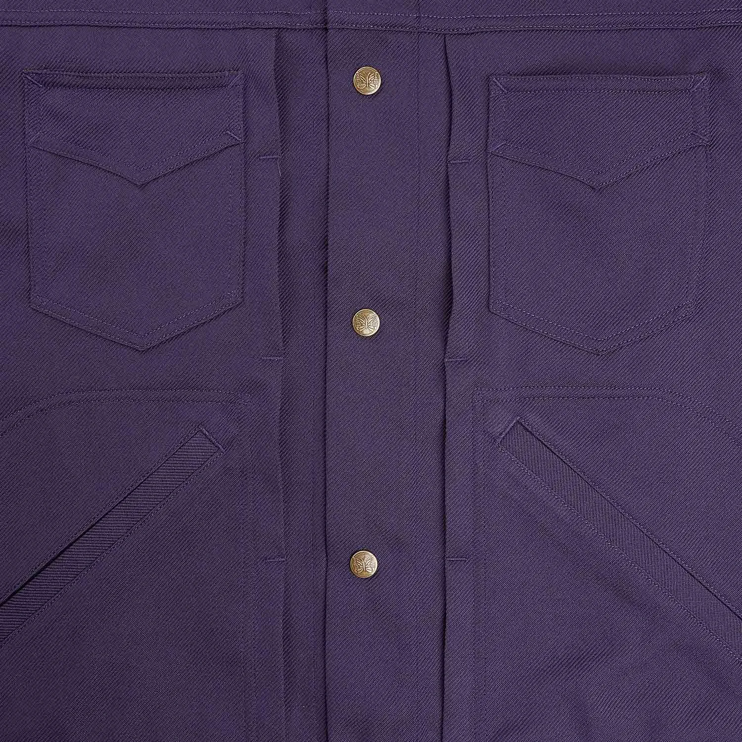 needles penny jean jacket (purple)