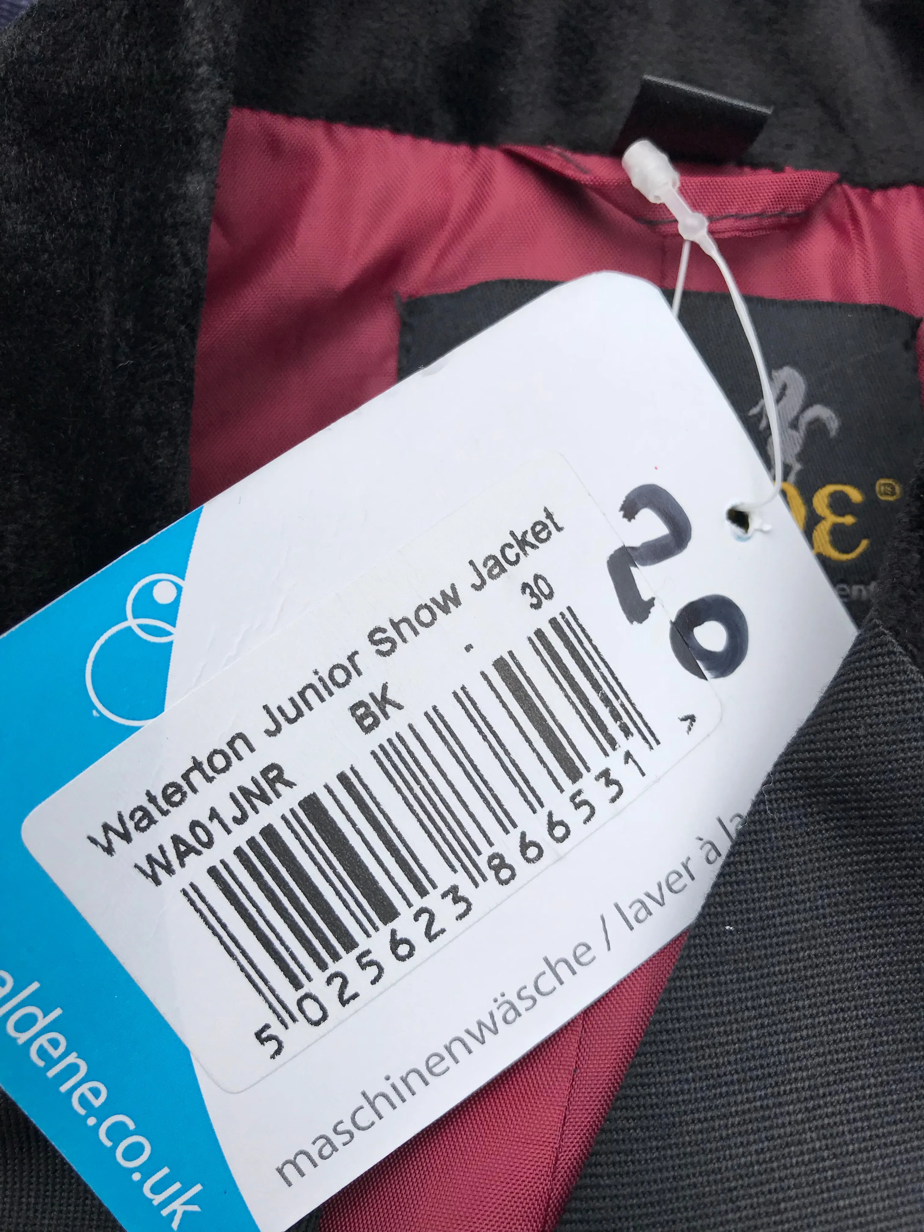 NEW Caldene black show jackets size childs 30” FREE POSTAGE 🔵