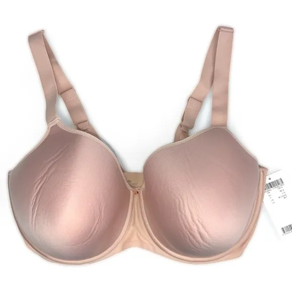 NEW Chantelle Comfort Chic Full Coverage Custom Fit Bra Nude Rose 38G (4D/DDDD)