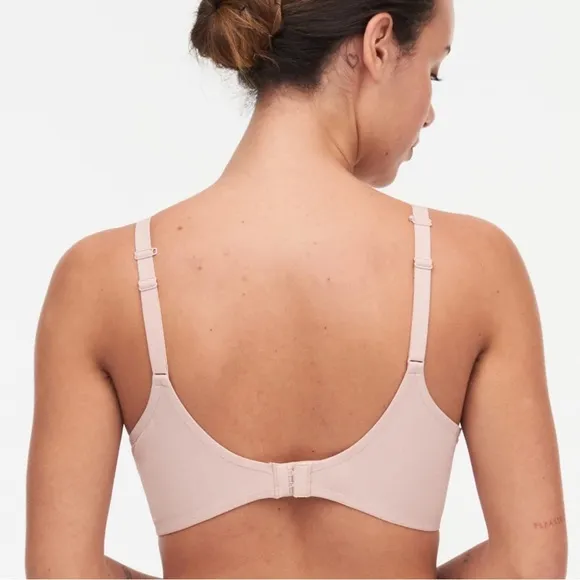 NEW Chantelle Comfort Chic Full Coverage Custom Fit Bra Nude Rose 38G (4D/DDDD)