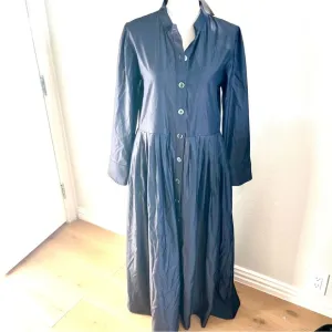 New Elegant Dark Blue Shift Dress