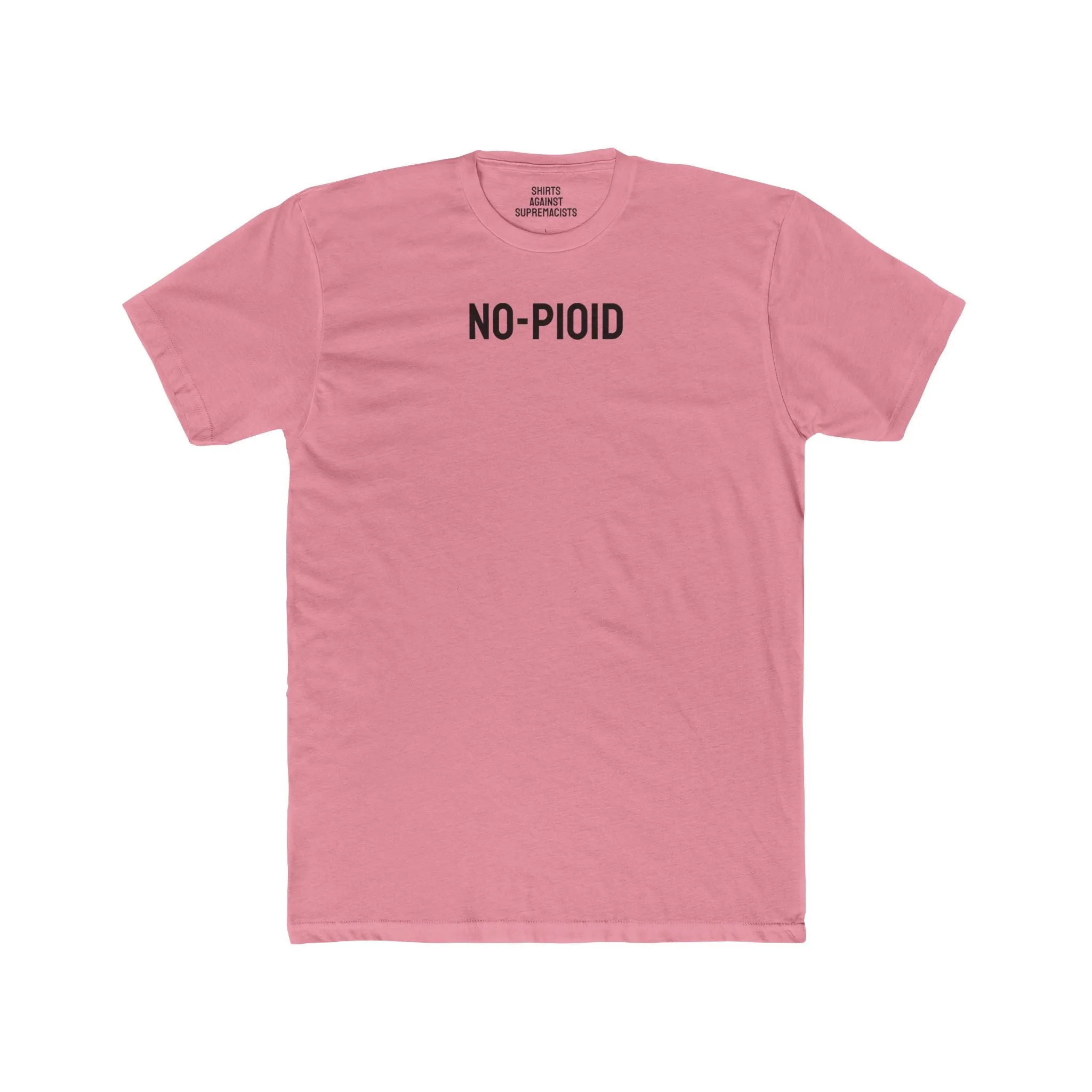 No-Pioid - Unisex Cotton Crew Tee