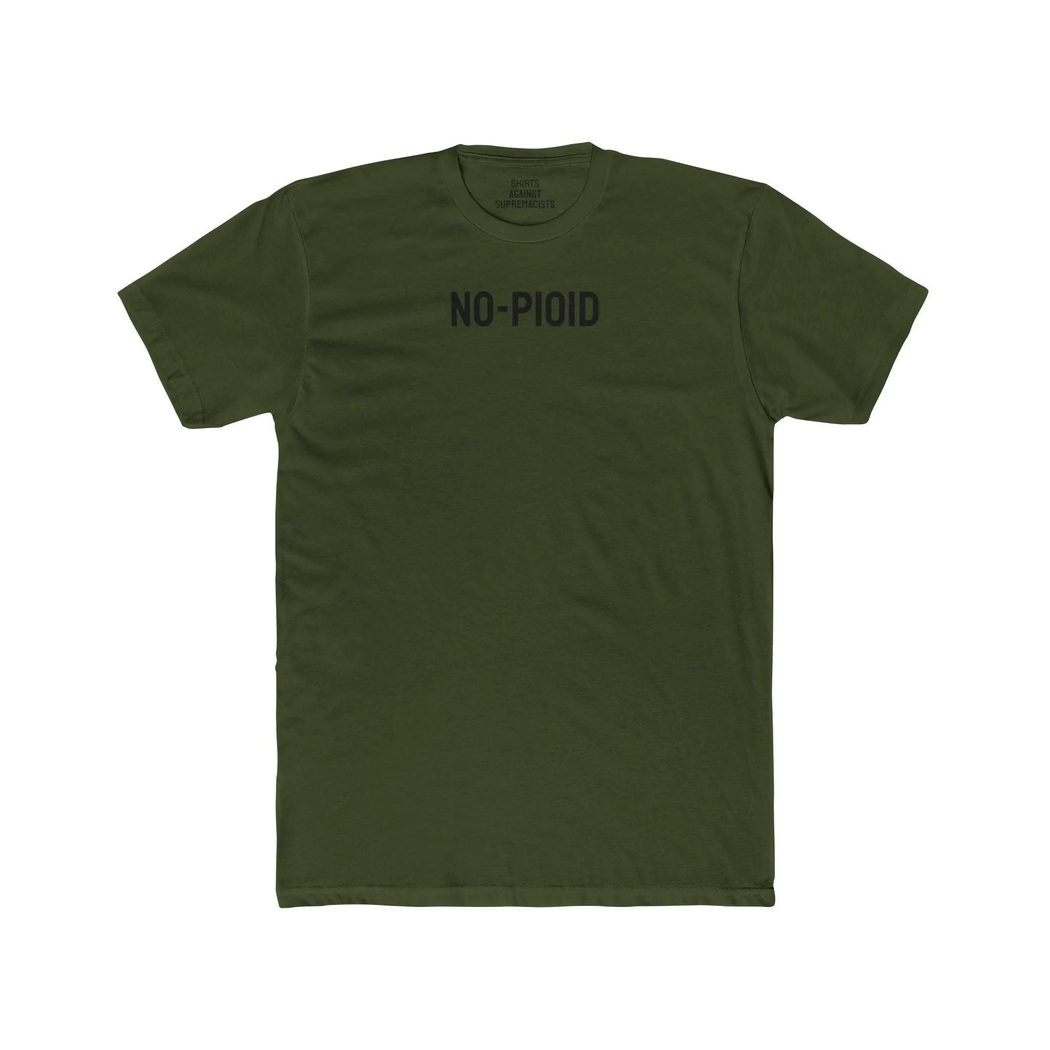 No-Pioid - Unisex Cotton Crew Tee