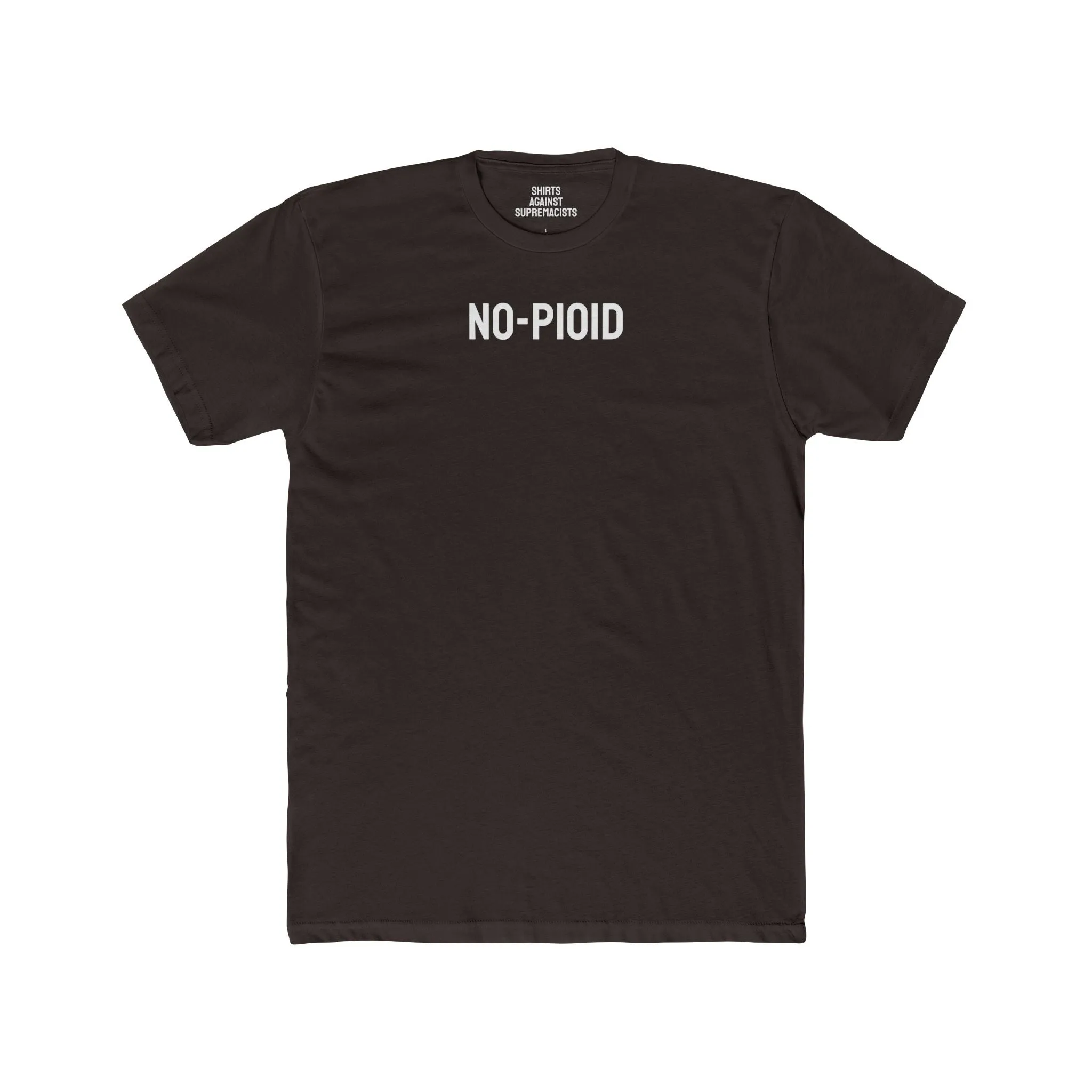 No-Pioid - Unisex Cotton Crew Tee
