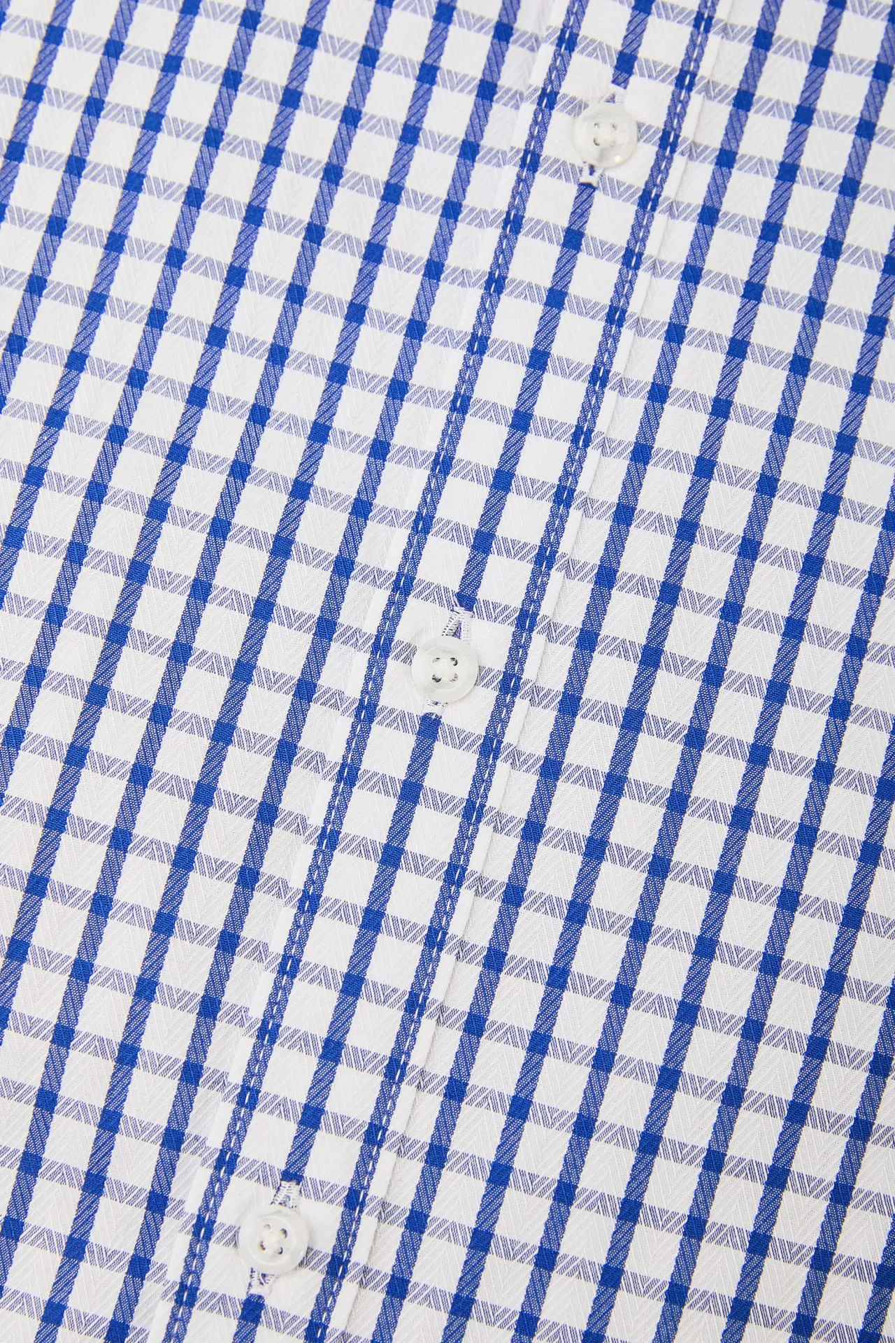 Non-Iron Easy Care Smart Fit Check Short Sleeve Shirt