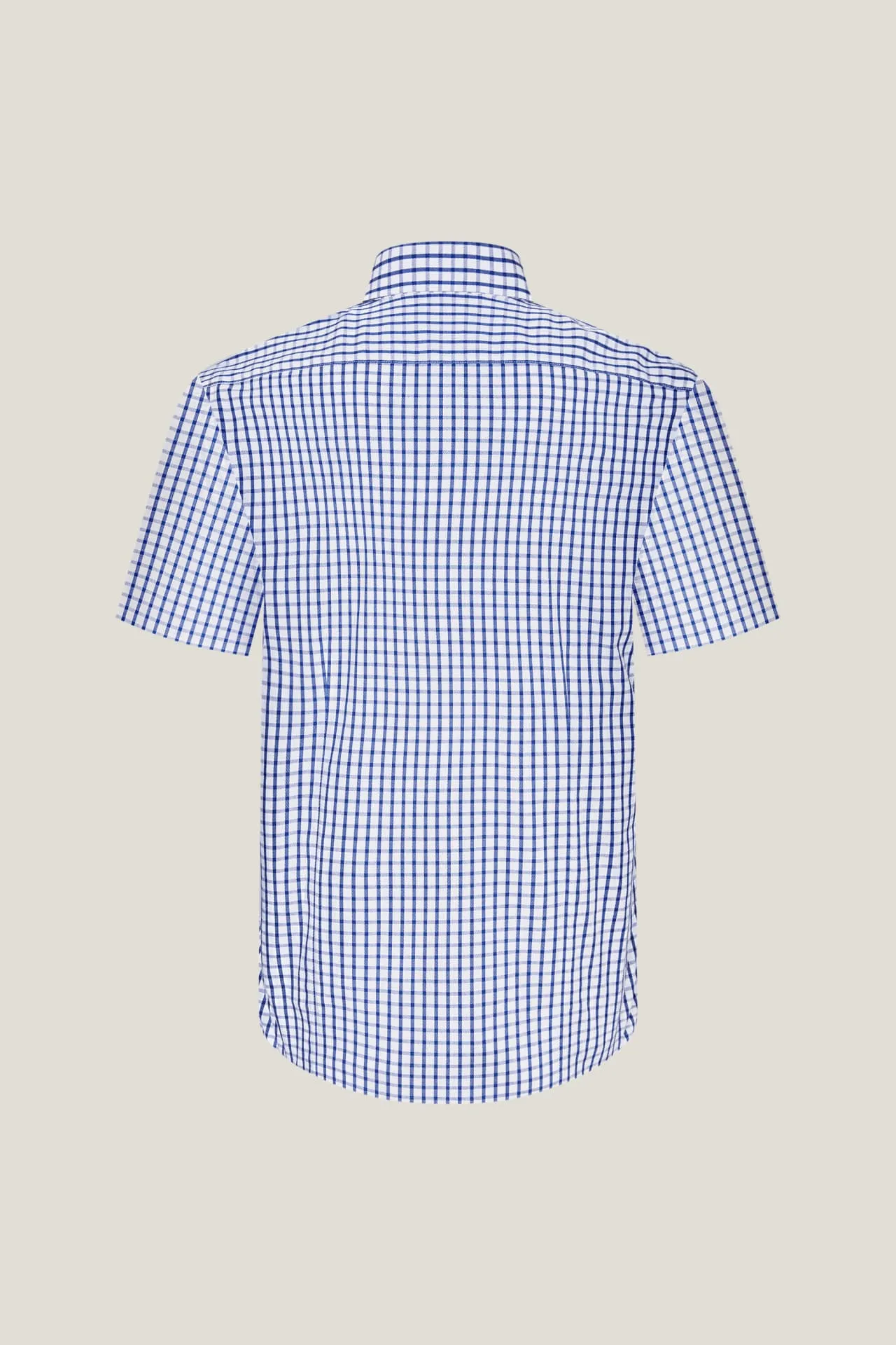 Non-Iron Easy Care Smart Fit Check Short Sleeve Shirt