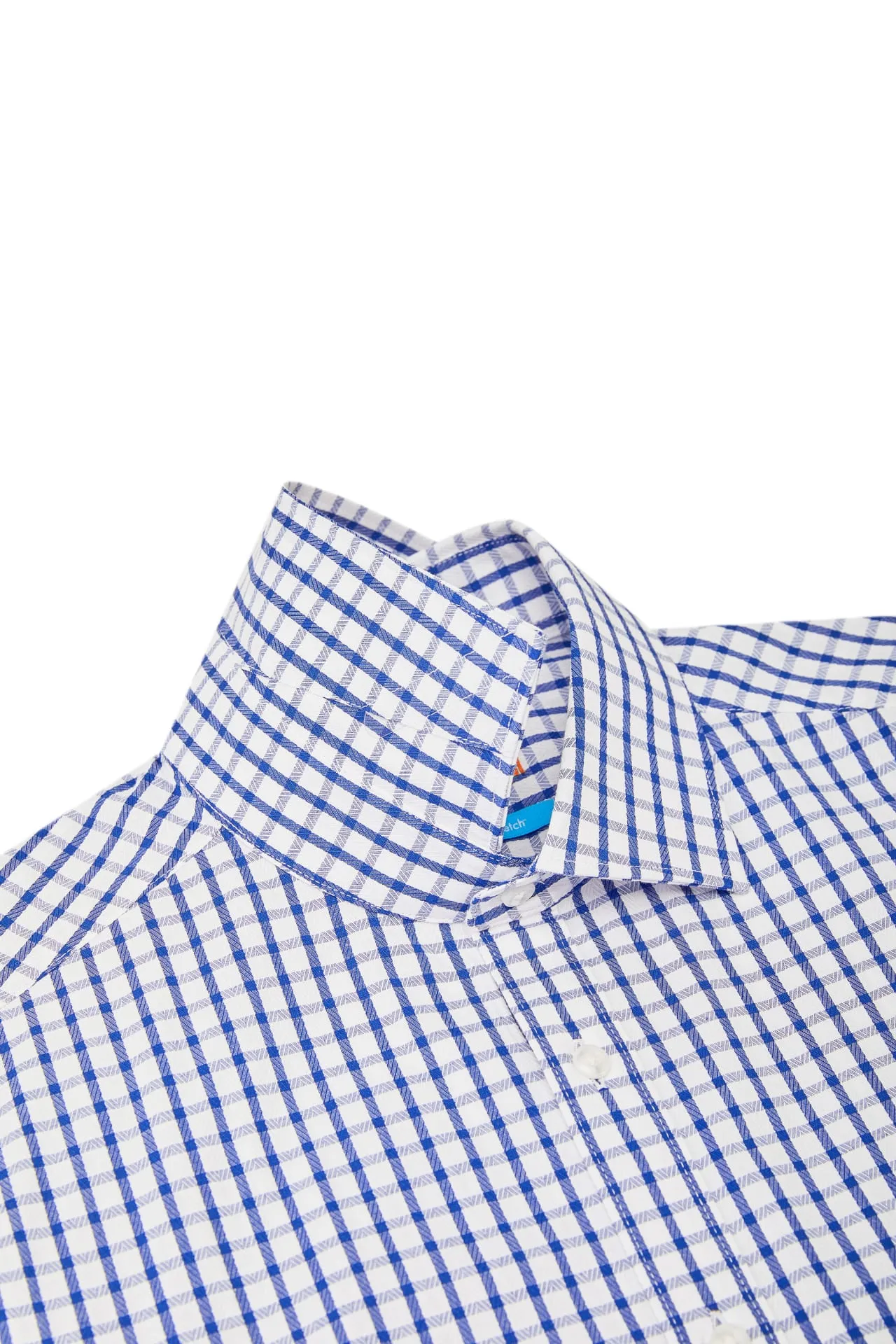 Non-Iron Easy Care Smart Fit Check Short Sleeve Shirt