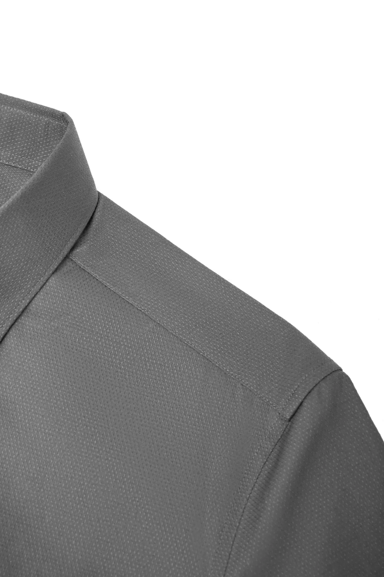 Non-Iron Easy Care Smart Fit Dot Texture Short Sleeve Shirt