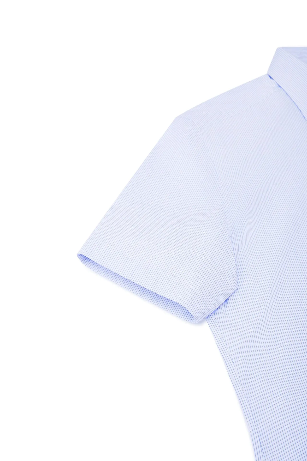 Non-Iron Easy Care Smart Fit Stripe Short Sleeve Shirt