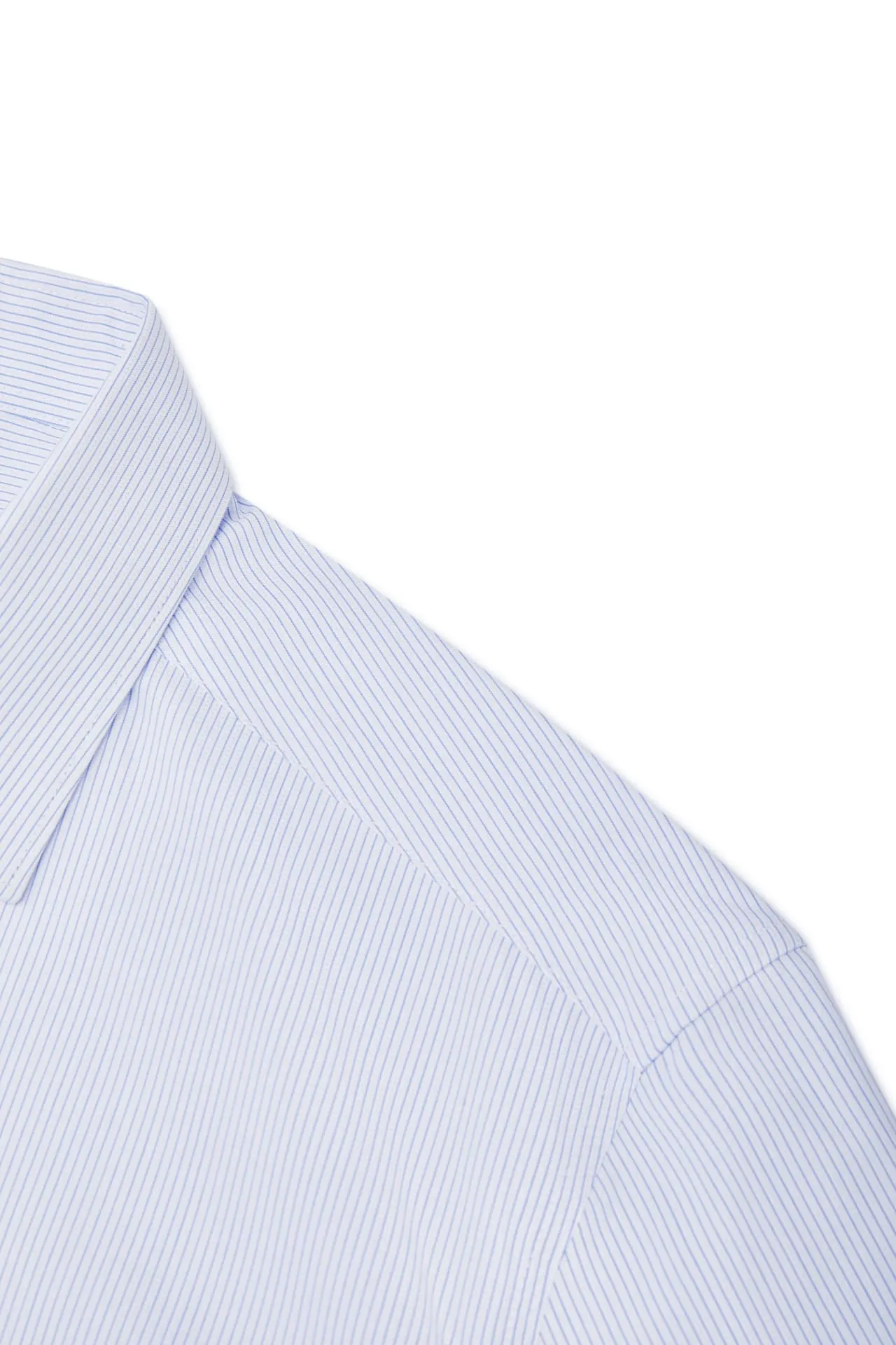 Non-Iron Easy Care Smart Fit Stripe Short Sleeve Shirt
