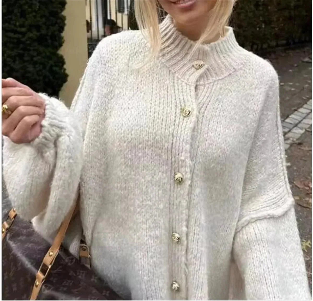 Obsidian Phoenix Women's French Loose Cardigan