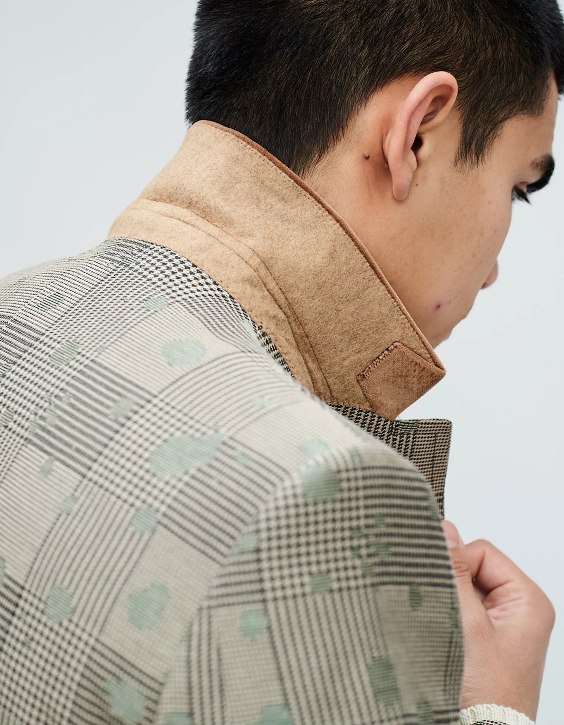 Olive Splash Covert Coat