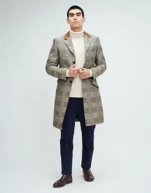 Olive Splash Covert Coat