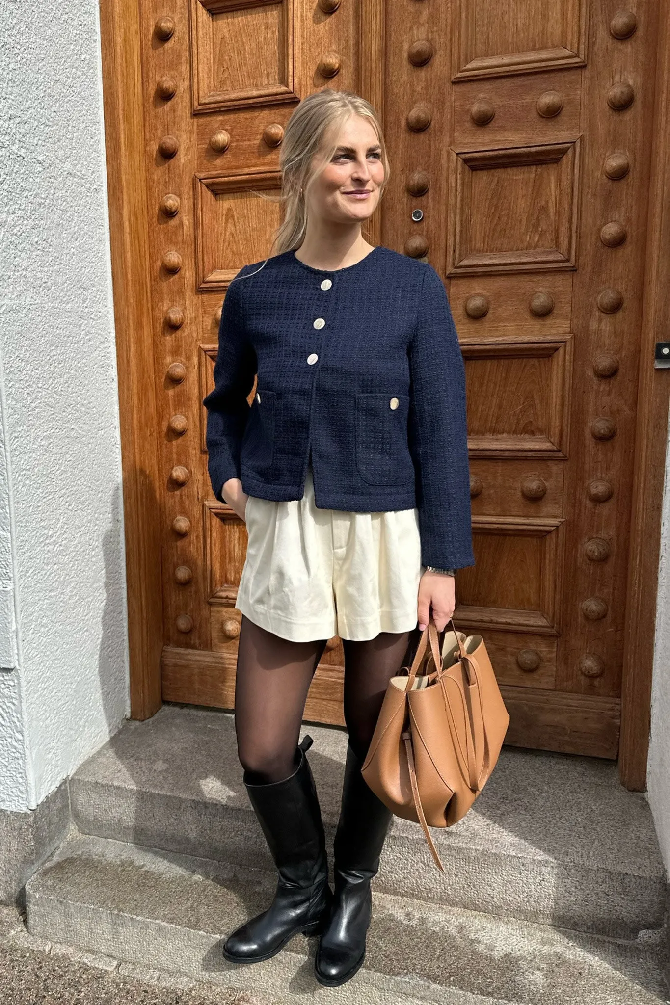 ONLEllie Premium Jakke - Mørkeblå