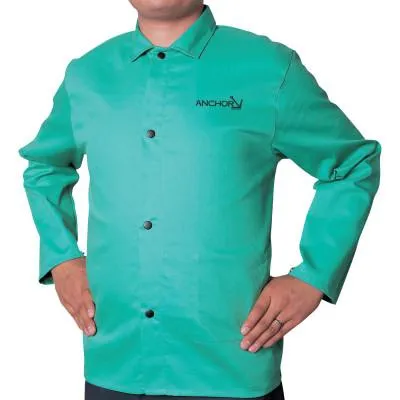 ORS Nasco Flame Retardant (FR) Cotton Sateen Jacket, Medium, Visual Green, CA-1200-M