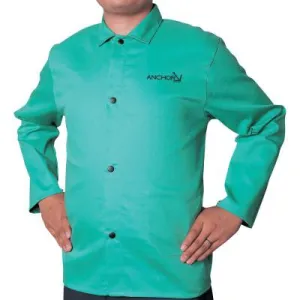 ORS Nasco Flame Retardant (FR) Cotton Sateen Jacket, Medium, Visual Green, CA-1200-M