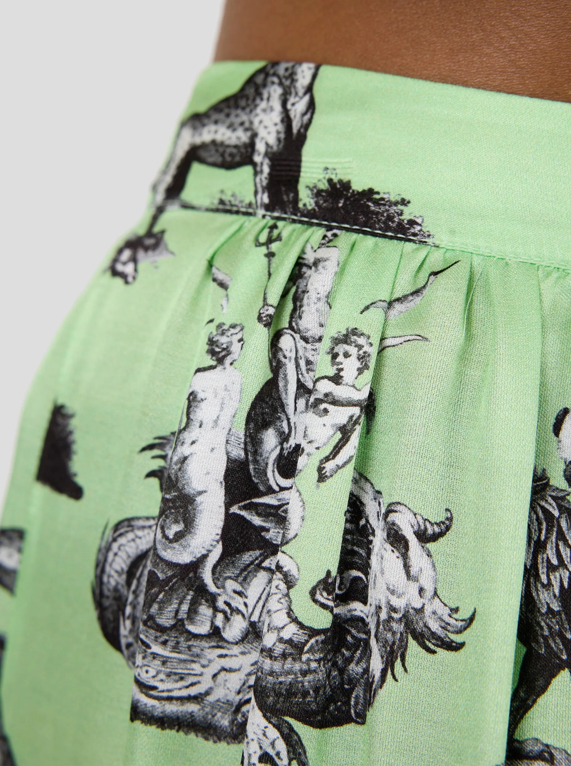 Orso Long skirt in Demon Print