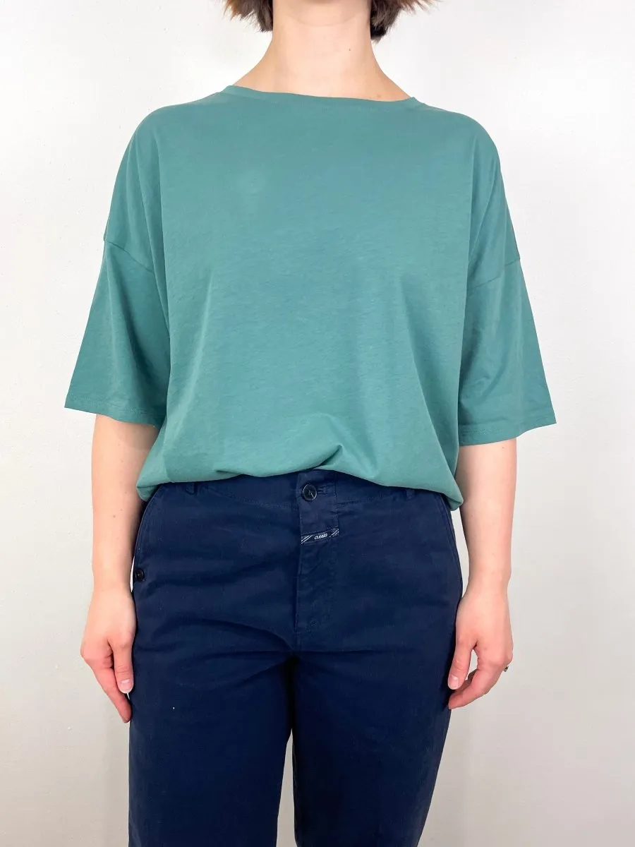 Oversized Boyfriend Tee in Vine