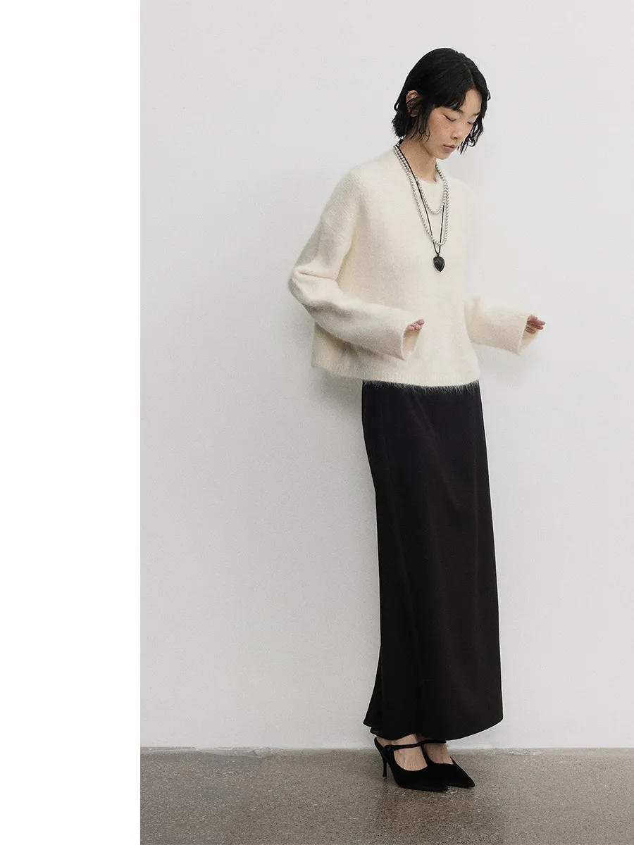 Oversized Fuzzy Knit Sweater