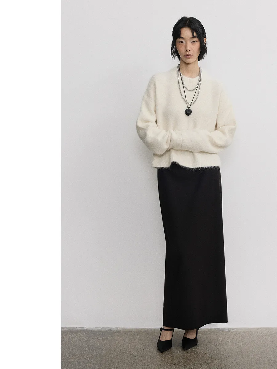 Oversized Fuzzy Knit Sweater