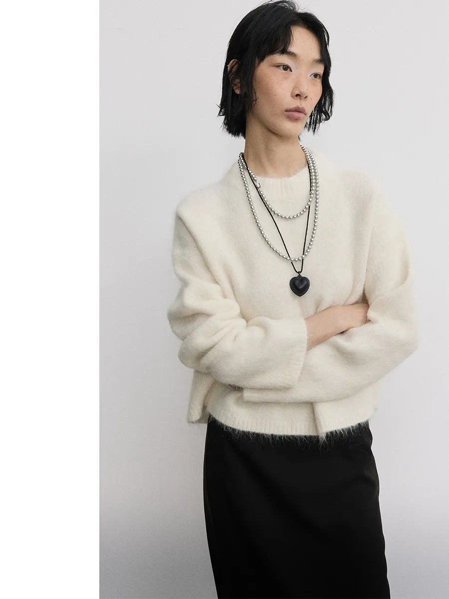 Oversized Fuzzy Knit Sweater