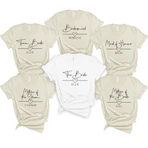 Oversized Hen Party TShirt, Matching Bachelorette Trip Tops