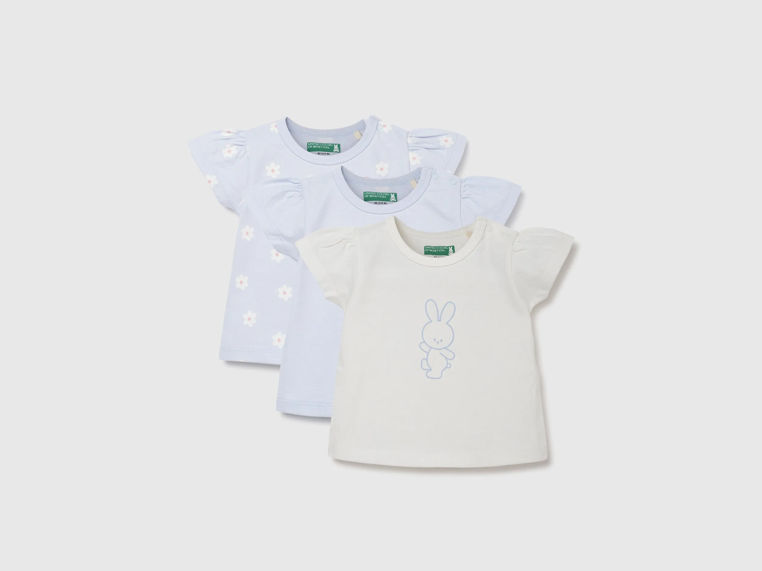 Pack of 3 Regular Fit Round Neck Printed Baby T-Shirts