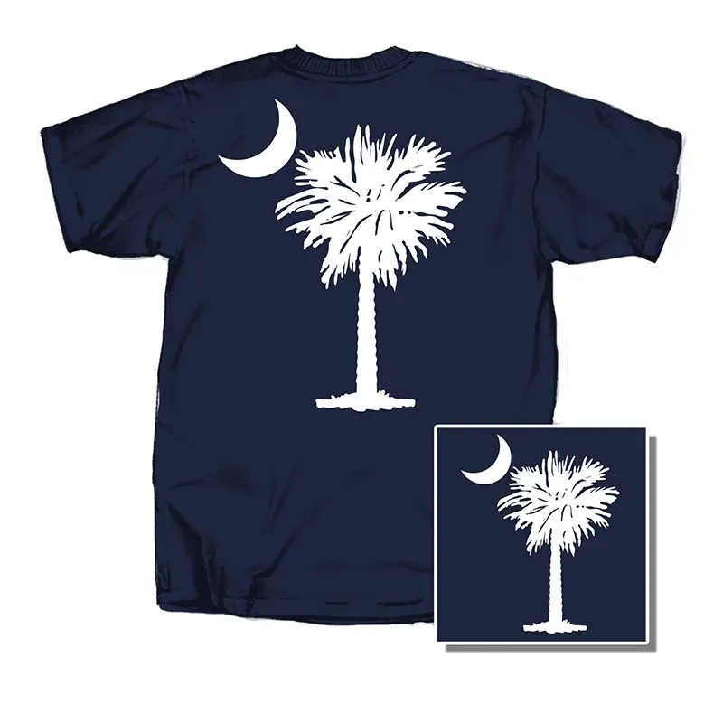 Palm Front and Back Short Sleeve T-Shirt