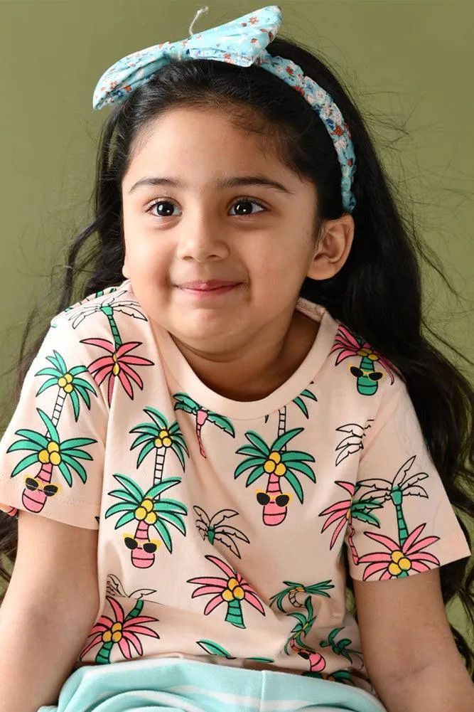 PALM TREE GIRLS T-SHIRT