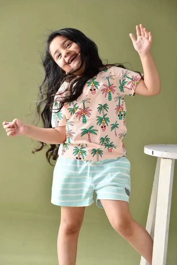 PALM TREE GIRLS T-SHIRT