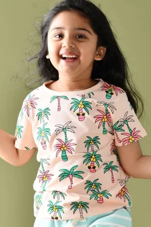 PALM TREE GIRLS T-SHIRT