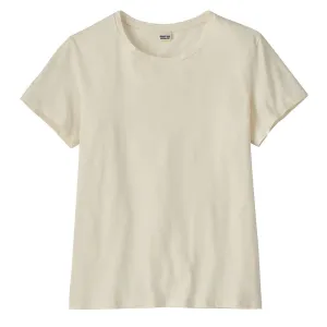 Patagonia Womens Regenerative Organic Certified Cotton Tee Undyed Natural