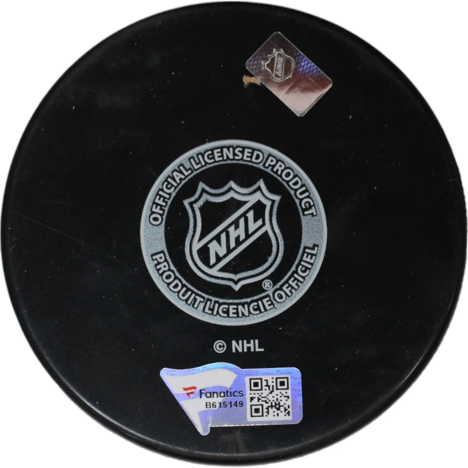 Patrick Laine Autographed Columbus Blue Jackets Hockey Puck CBJ Debut FAN 46919
