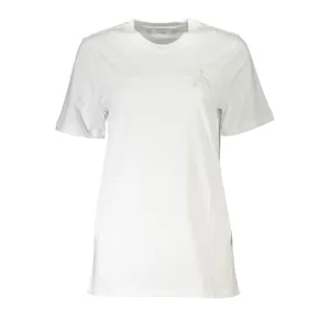 Patrizia Pepe Chic Embroidered Crew Neck Tee