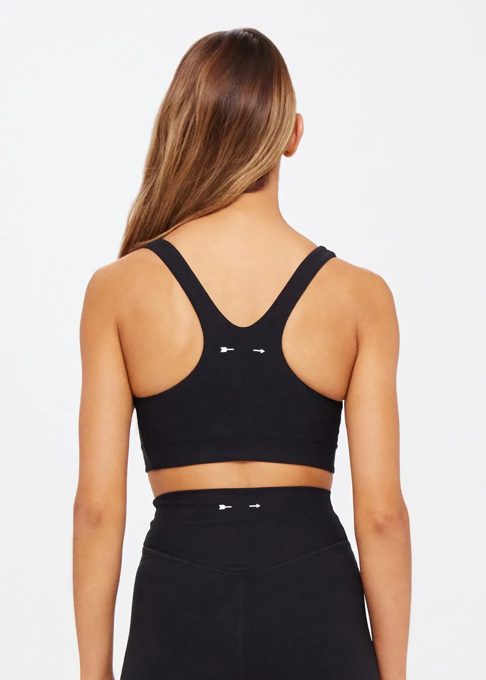 Peached Jade Bra | Black