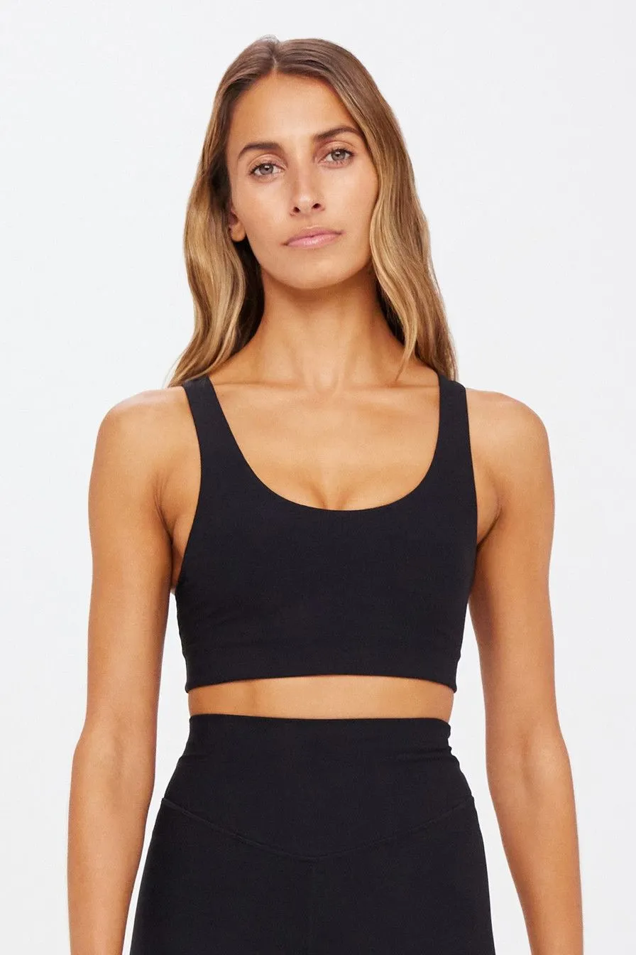 Peached Jade Bra | Black
