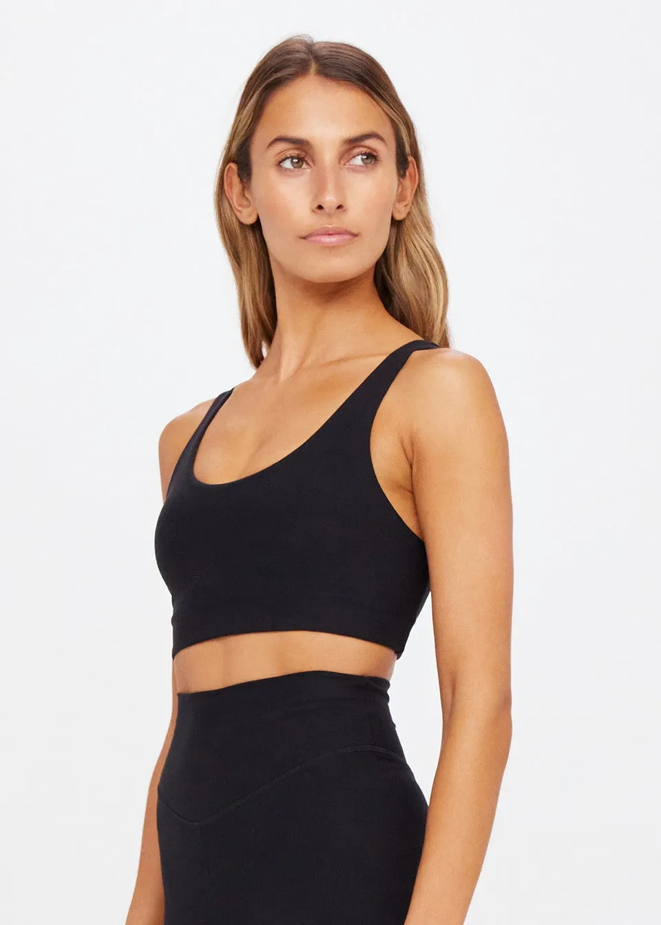 Peached Jade Bra | Black