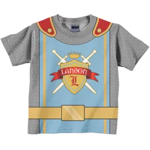 Personalized Night Shirt, Boys Medieval Knight Birthday Shirt, Boys Knight in Shining Armor T-Shirt, Prince Birthday Shirt, Knight Costume