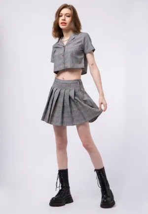 Plaid Mini Skirt