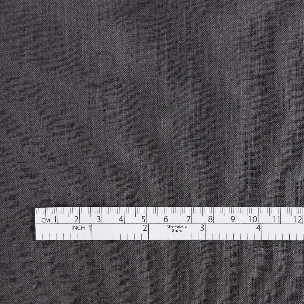 Plain Weave Linen - Iron
