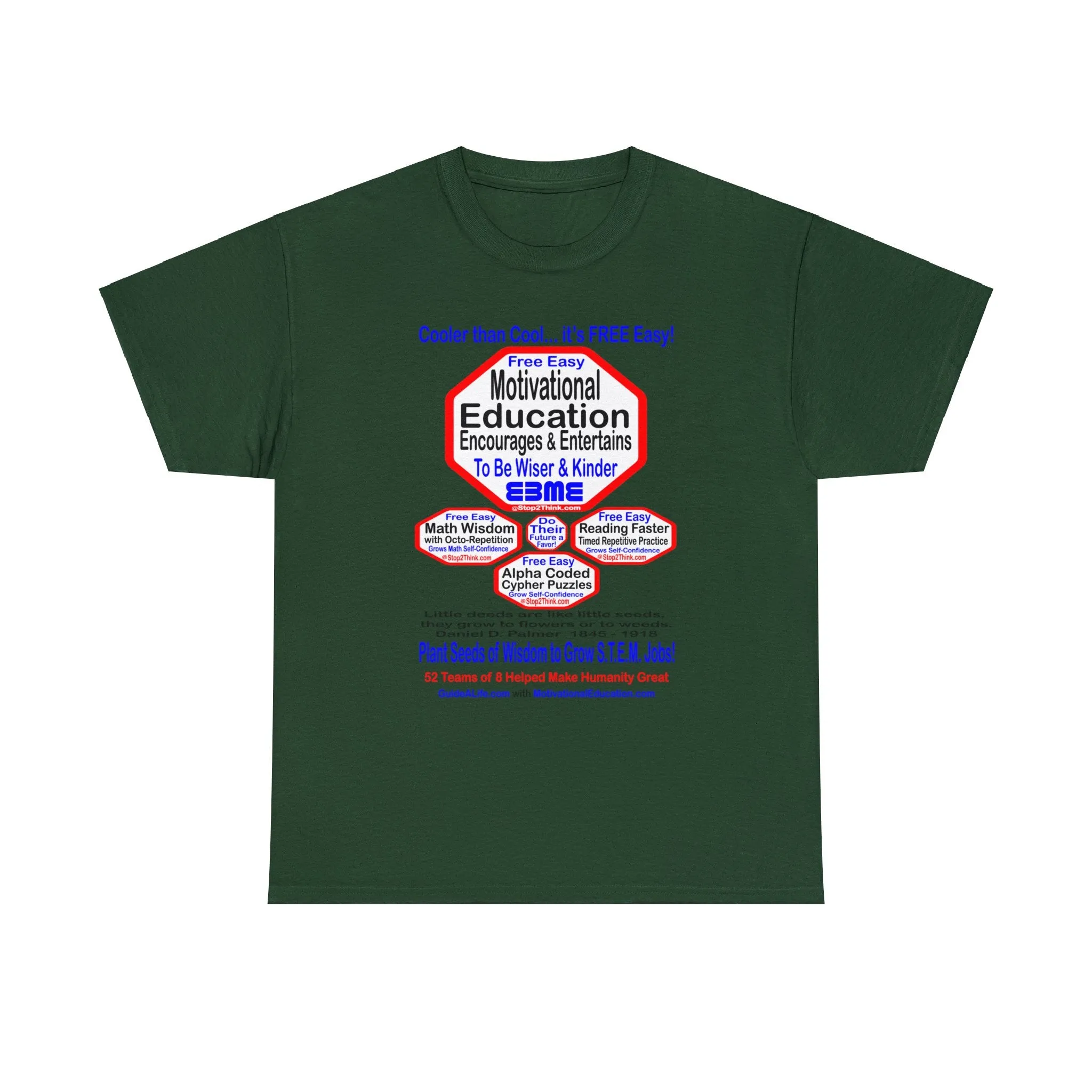 Plant Seeds of Wisdom to Grow STEM Jobs with E3ME tee