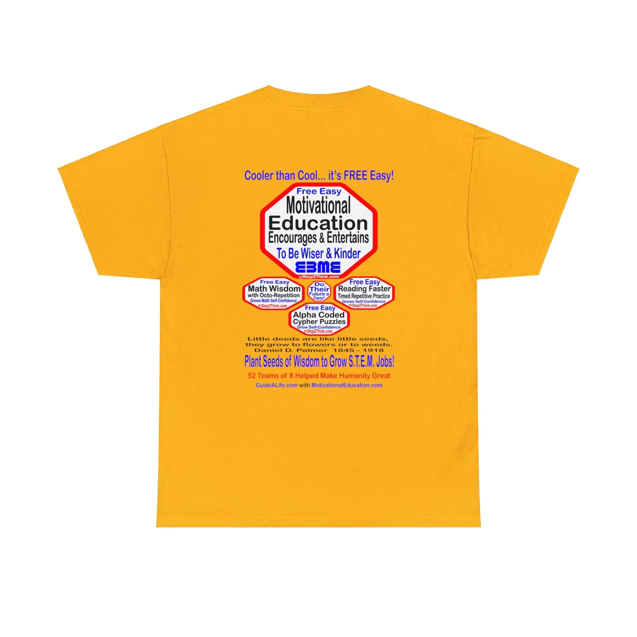 Plant Seeds of Wisdom to Grow STEM Jobs with E3ME tee