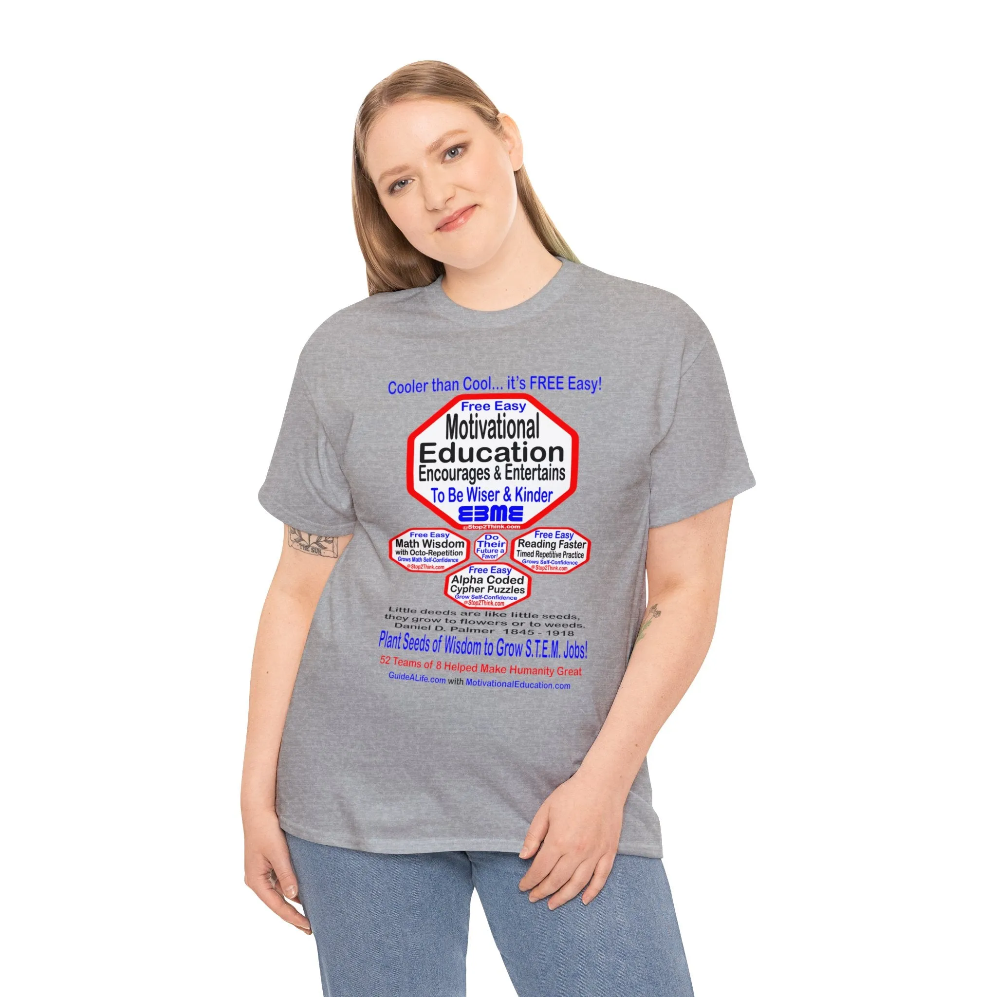 Plant Seeds of Wisdom to Grow STEM Jobs with E3ME tee