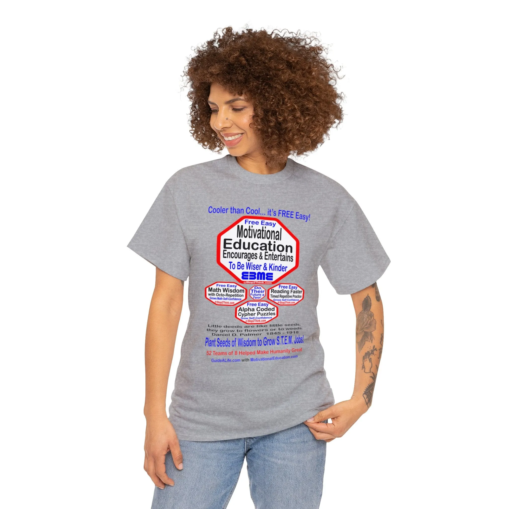 Plant Seeds of Wisdom to Grow STEM Jobs with E3ME tee