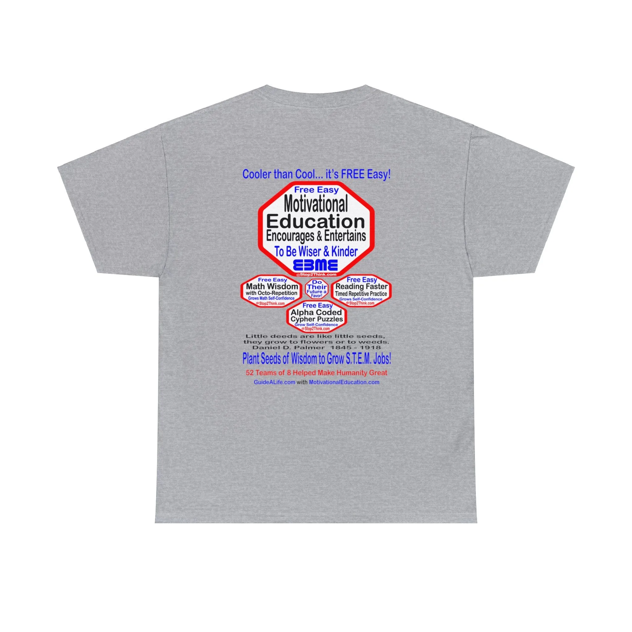 Plant Seeds of Wisdom to Grow STEM Jobs with E3ME tee