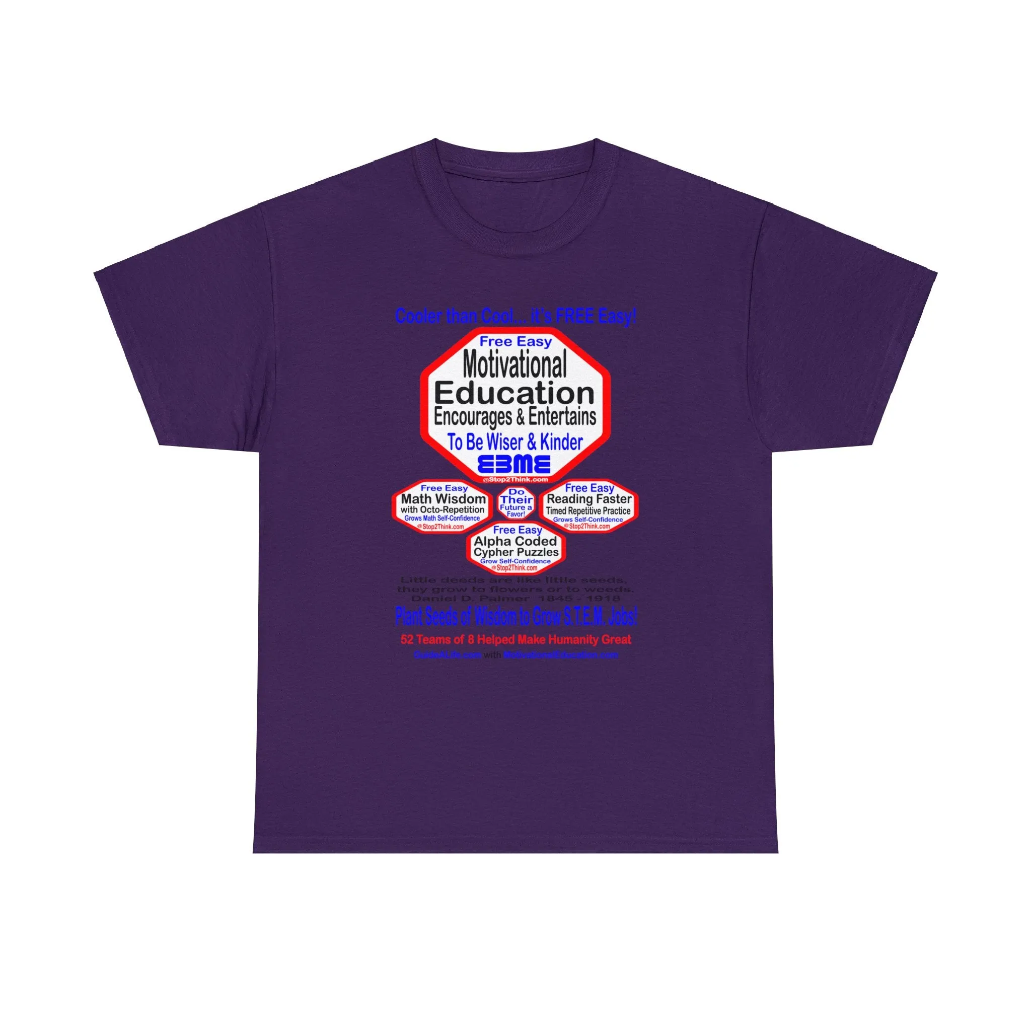 Plant Seeds of Wisdom to Grow STEM Jobs with E3ME tee