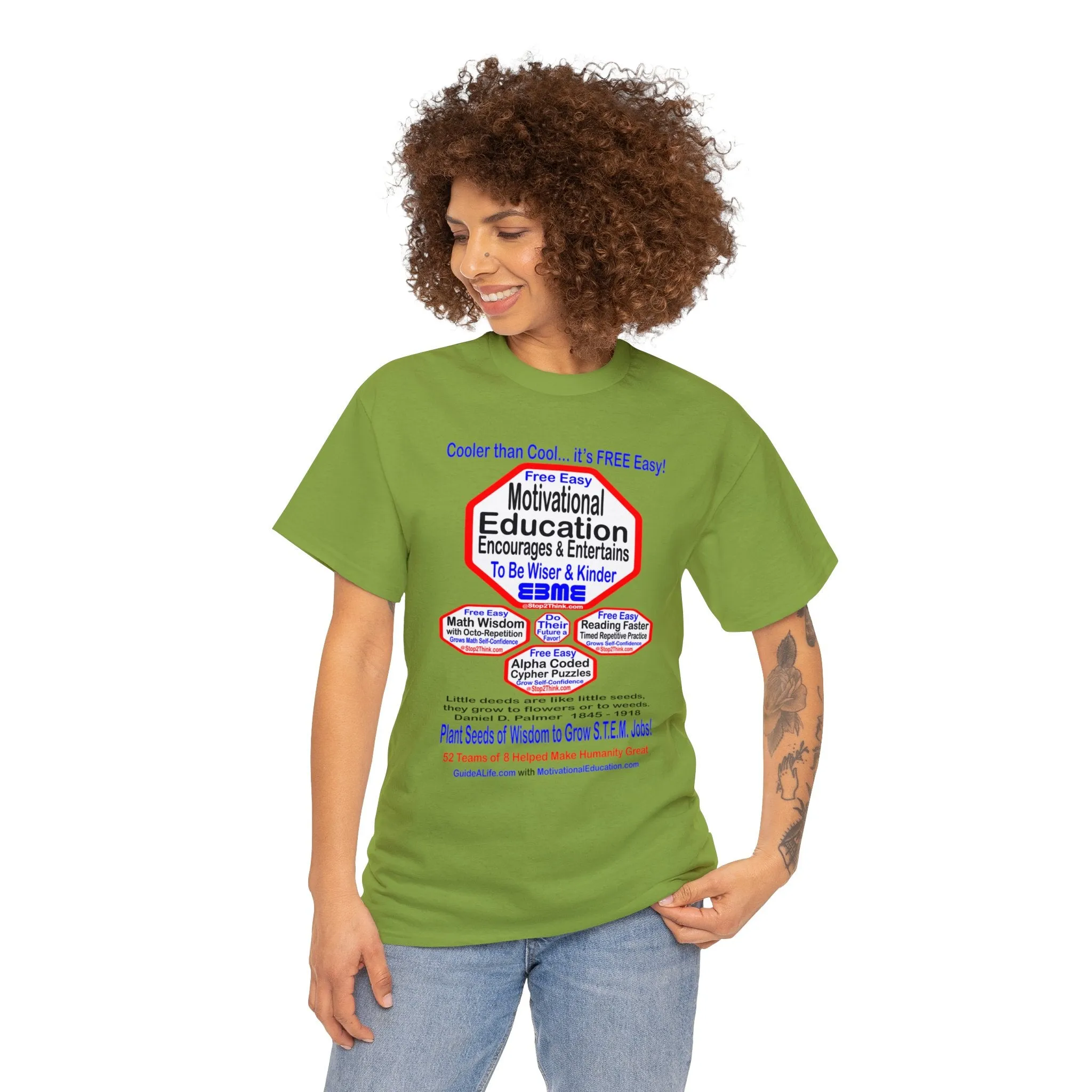 Plant Seeds of Wisdom to Grow STEM Jobs with E3ME tee