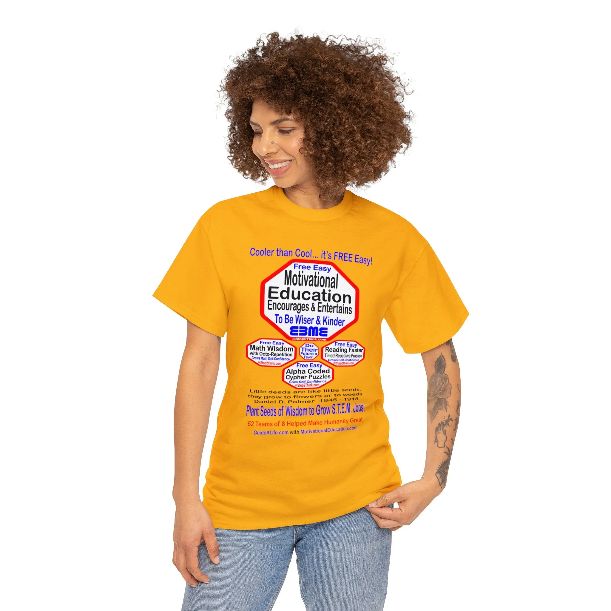Plant Seeds of Wisdom to Grow STEM Jobs with E3ME tee