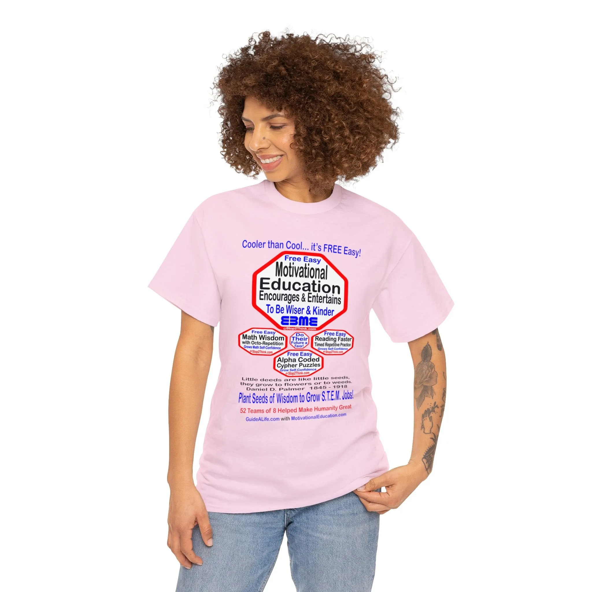 Plant Seeds of Wisdom to Grow STEM Jobs with E3ME tee